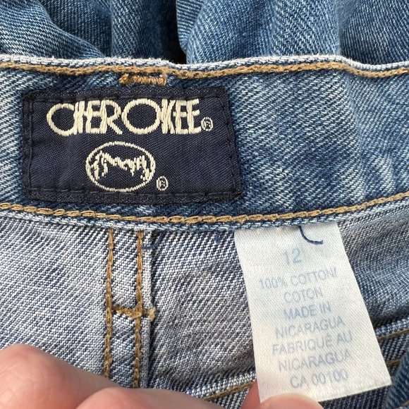 Vintage High Rise Straight Leg Jeans Relaxed Boyfriend Full Length Denim 90s Dad - Picture 6 of 8